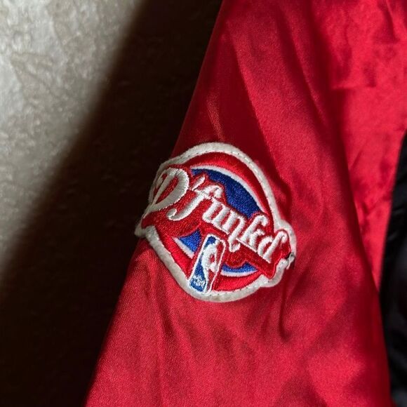 Vintage Chicago Stags Bulls Satin Jacket Small - Picture 4 of 6